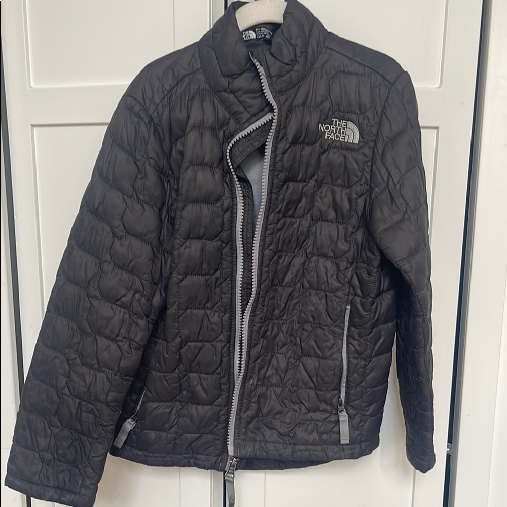 The North Face Charcoal Quilted Jacket